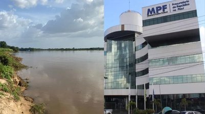 MPF investiga descarte irregular de lixo no Rio Poti (Foto: g1 PI)