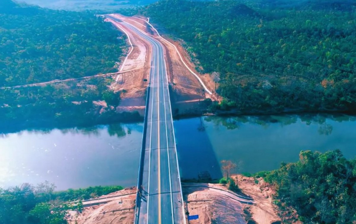 Ponte liga os municípios de Ribeiro Gonçalves, no Piauí, a Tasso Fragoso, no Maranhão