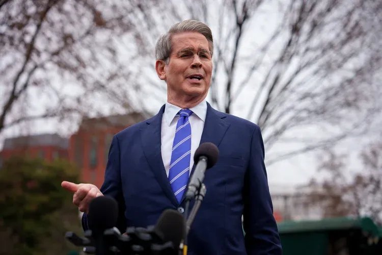 Secretário do Tesouro dos Estados Unidos, Scott Bessent (Andrew Harnik/Getty Images/AFP)