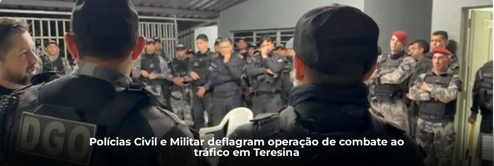 A operação integra mais uma etapa do “Pacto pela Ordem”,