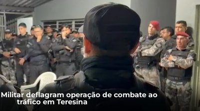 A operação integra mais uma etapa do “Pacto pela Ordem”, (Foto: Reprodução/SSPI)