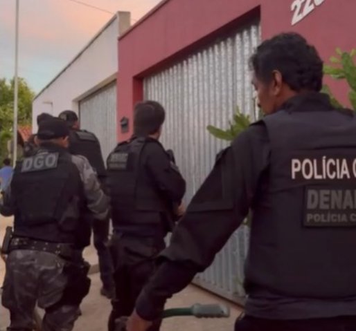 Ao todo, estão sendo cumpridos 10 mandados de prisão temporária e 17 mandados de busca e apreensão domiciliar.