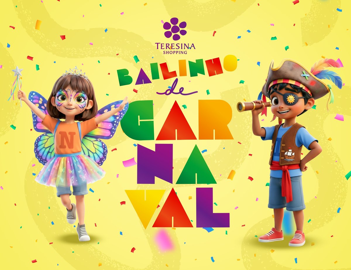 Confira a programação completa do Carnaval 2026 no Teresina Shopping: