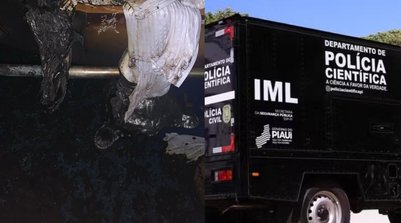 Criminosos invadem velório, atiram e ateiam fogo em cadáver em Teresina (Foto: Reprodução)