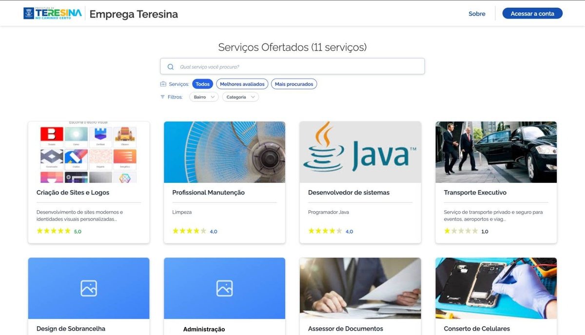 Emprega Teresina novo portal de oportunidades