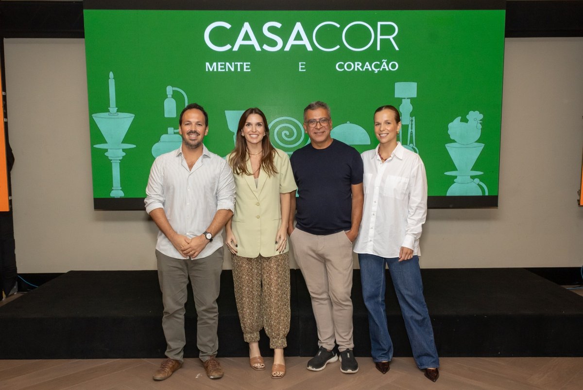 Evento contou com a presença de Pedro Ariel, curador CASACOR e autor da obra “A Grande Beleza: Sonhos”