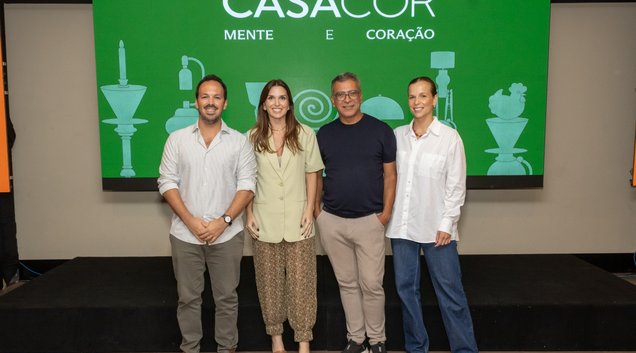 Evento contou com a presença de Pedro Ariel, curador CASACOR e autor da obra “A Grande Beleza: Sonhos” (Foto: Reprodução)
