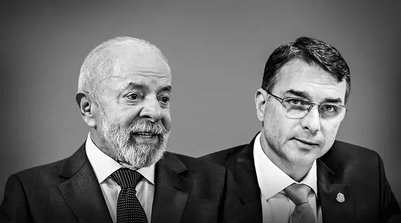 Lula e Flávio: os dois são os nomes mais rejeitados (Ricardo Stuckert / PR/Agência Senado/Flickr) (Foto: Divulgação)