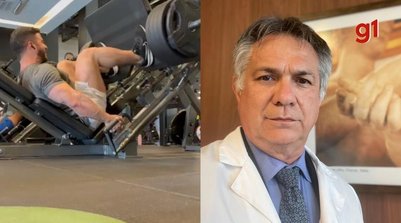 Médico alerta sobre exercício que fisiculturista realizava quando sofreu lesão em Teresina (Foto: Reprodução)