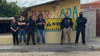 Na manhã desta quarta-feira (31/12), foi dado cumprimento, na cidade de Angical, a mandado (Foto: Reprodução/SSPI)