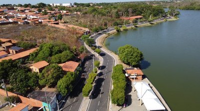 Orla do Açude de Água Branca (Foto: Divulgação)