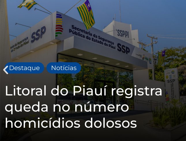Os dados representam uma redução de 68,03% no número total de homicídios dolosos em relação ao ano de 2022 e 2025.