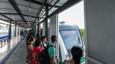 Outro empreendimento é a requalificação do Trem Urbano de Teresina. (Foto: Gabriel Paulino)