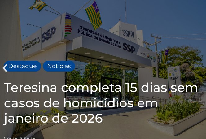 Para o gerente de Análise Criminal e Estatística da SSP-PI, João Marcelo Brasileiro, o acompanhamento diário dos indicadores