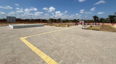 Praça é revitalizada (Foto: Ascom Idepi)