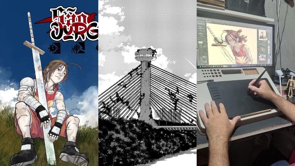 Artista lança quadrinho inspirado na história de São Jorge que se passa em Teresina
