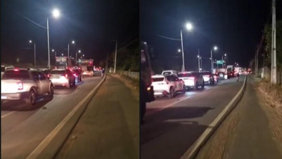Congestionamento na BR-343