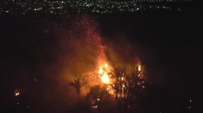 Incêndio em Teresina (Foto: Reprodução/TV Clube)