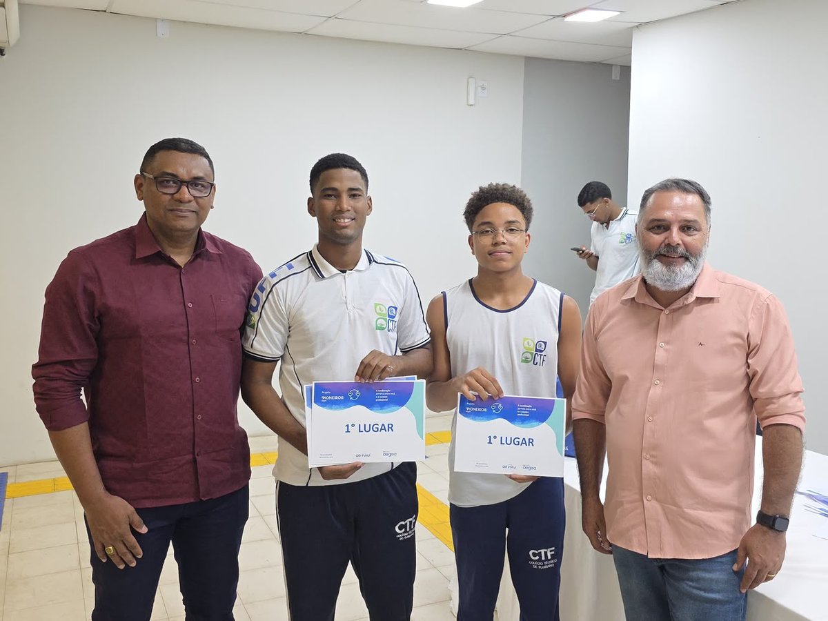 Izaque Santos de Souza e William Ferreira Bonfim venceram a seletiva com o Água+ e representarão a região Cerrado