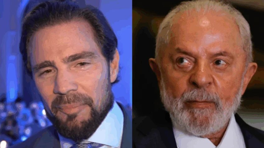 O banqueiro Daniel Vorcaro, dono do Banco Master, e o presidente Luiz Inácio Lula da Silva
