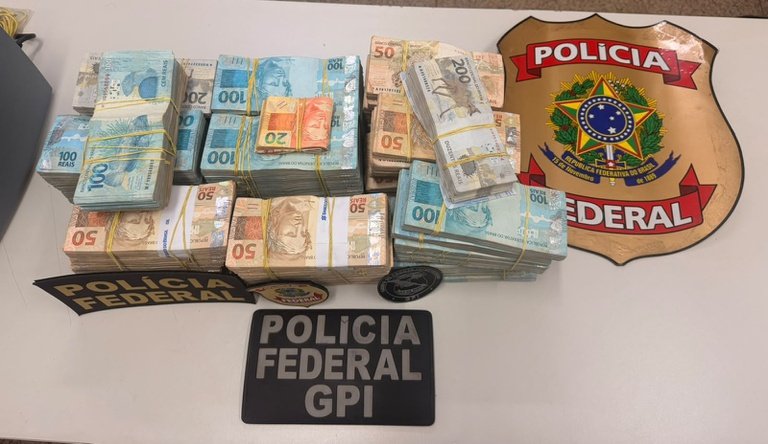 Origem e destinação dos valores são investigadas pela Polícia Federal