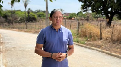 Prefeitura de Água Branca investe mais de R$ 400 mil em pavimentação na comunidade Angico. (Foto: Divulgação)