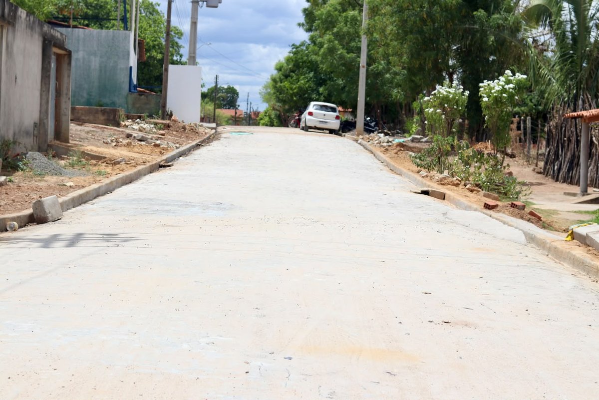 Prefeitura de Água Branca investe mais de R$ 400 mil em pavimentação na comunidade Angico