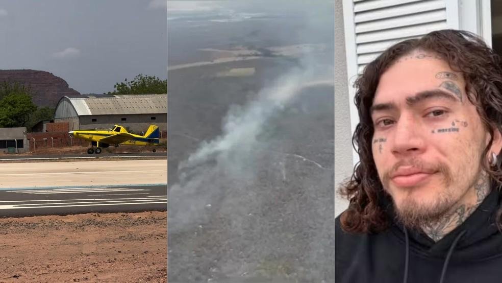 Whindersson Nunes aluga avião-tanque para ajudar no combate a incêndio florestal no Piauí