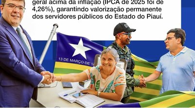 A medida atenderá a todos os servidores públicos efetivos estaduais, civis, militares, ativos e aposentados (Foto: Reprodução)