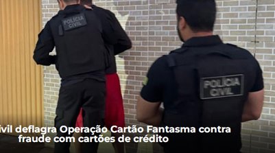 De acordo com o delegado Humberto Macola, os cartões eram utilizados em transações comerciais (Foto: Reprodução/SSPI)