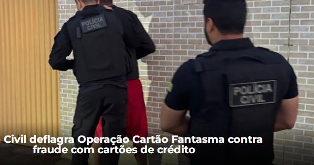 De acordo com o delegado Humberto Macola, os cartões eram utilizados em transações comerciais (Foto: Reprodução/SSPI)