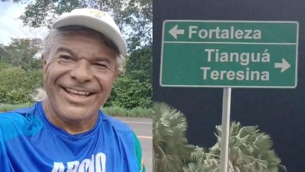Maratonista que percorre o Brasil a pé chega a Teresina após atravessar oito estados