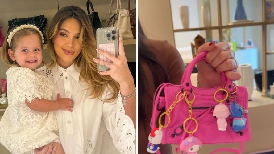Maria Flor, de 3 anos, fruto do antigo relacionamento da influenciadora com Zé Felipe, acabou 'socorrendo' a mãe com um acessório nada básico