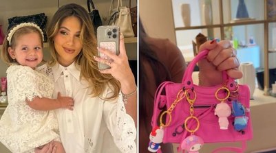 Maria Flor, de 3 anos, fruto do antigo relacionamento da influenciadora com Zé Felipe, acabou 'socorrendo' a mãe com um acessório nada básico (Foto: Reprodução/ Instagram)