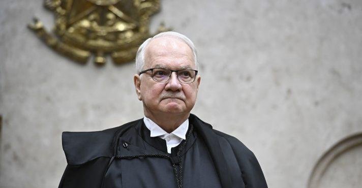 O presidente do STF, Edson Fachin, durante a abertura do Ano Judiciário, no tribunal - 2/2/2026