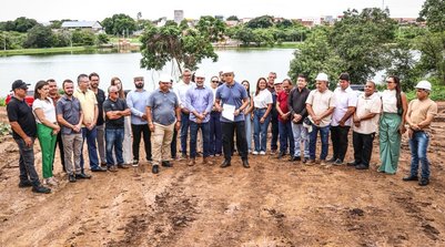Revitalização da Orla do Açude de Água Branca (Foto: Divulgação)