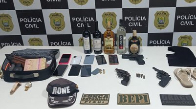 As investigações também apontam que os adolescentes possuem ligação com uma organização criminosa. (Foto: Reprodução/SSPI)