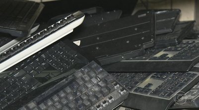 Celulares, computadores e outros eletrônicos sem uso podem ser doados durante feira em Teresina (Foto: JN)