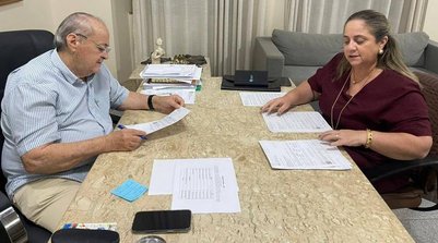 O anúncio foi feito durante reunião com a presidente da FMS, Leopoldina Cipriano. Os nomes serão publicados no Diário Oficial. (Foto: SEMCOM)