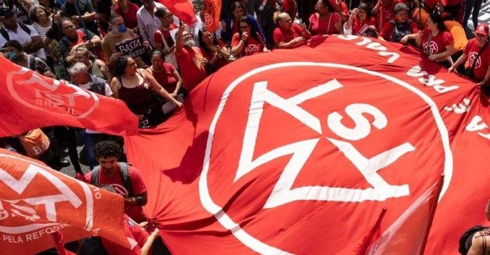 Uma manifestação do MTST