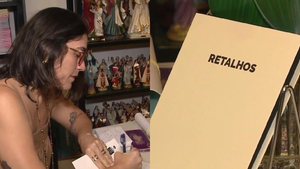 Eulália Teixeira lança livro 'Retalhos'