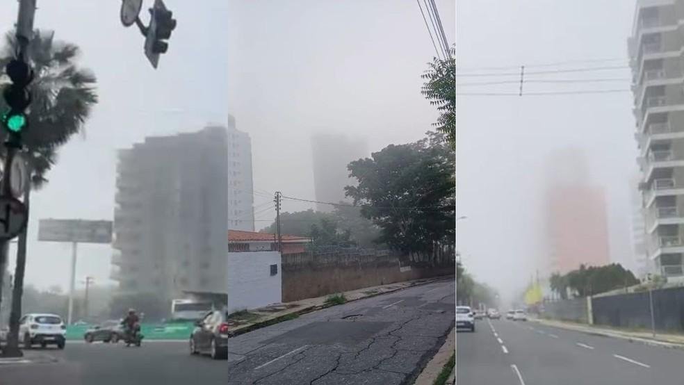 Névoa, neblina ou nevoeiro? Entenda fenômeno que cobriu o céu de Teresina nesta terça-feira