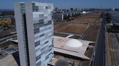O Congresso Nacional e a Esplanada dos Ministérios (Foto: Cristiano Mariz/Agência O Globo)