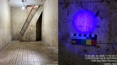 Pesquisadores da UFPI identificam evidências arqueológicas em "Porão da Ditadura” em Teresina (Foto: Laboratório de Osteoarqueologia - UFPI)