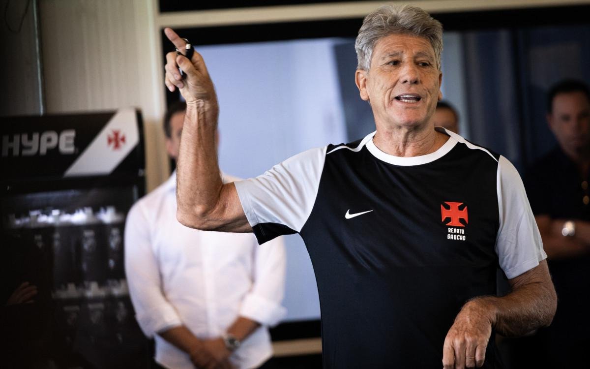 Renato Gaúcho, suspenso, não poderá comandar o Vasco contra o Olímpia