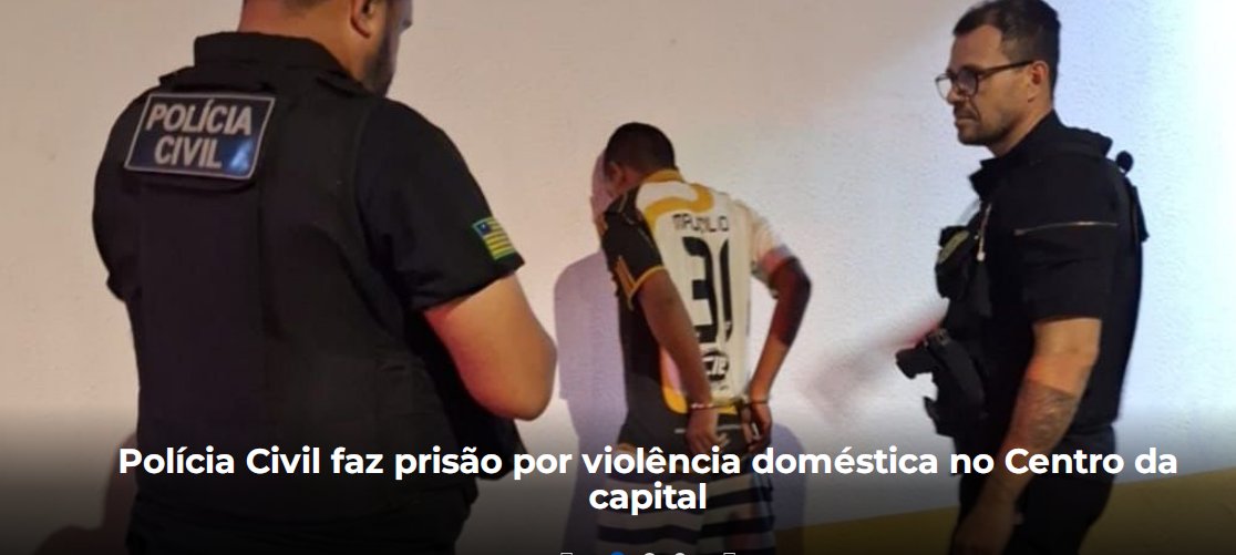 Segundo o diretor da DEOP, delegado Tales Gomes, o homem foi preso durante abordagem