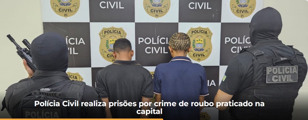 A operação policial é resultado de uma determinação da Delegacia-geral,