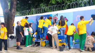 Após o processo e formação e capacitação nas escolas (Foto: Andressa Suellen Borges)