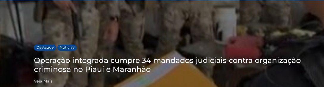 Durante o trabalho investigativo, também foram constatadas publicações