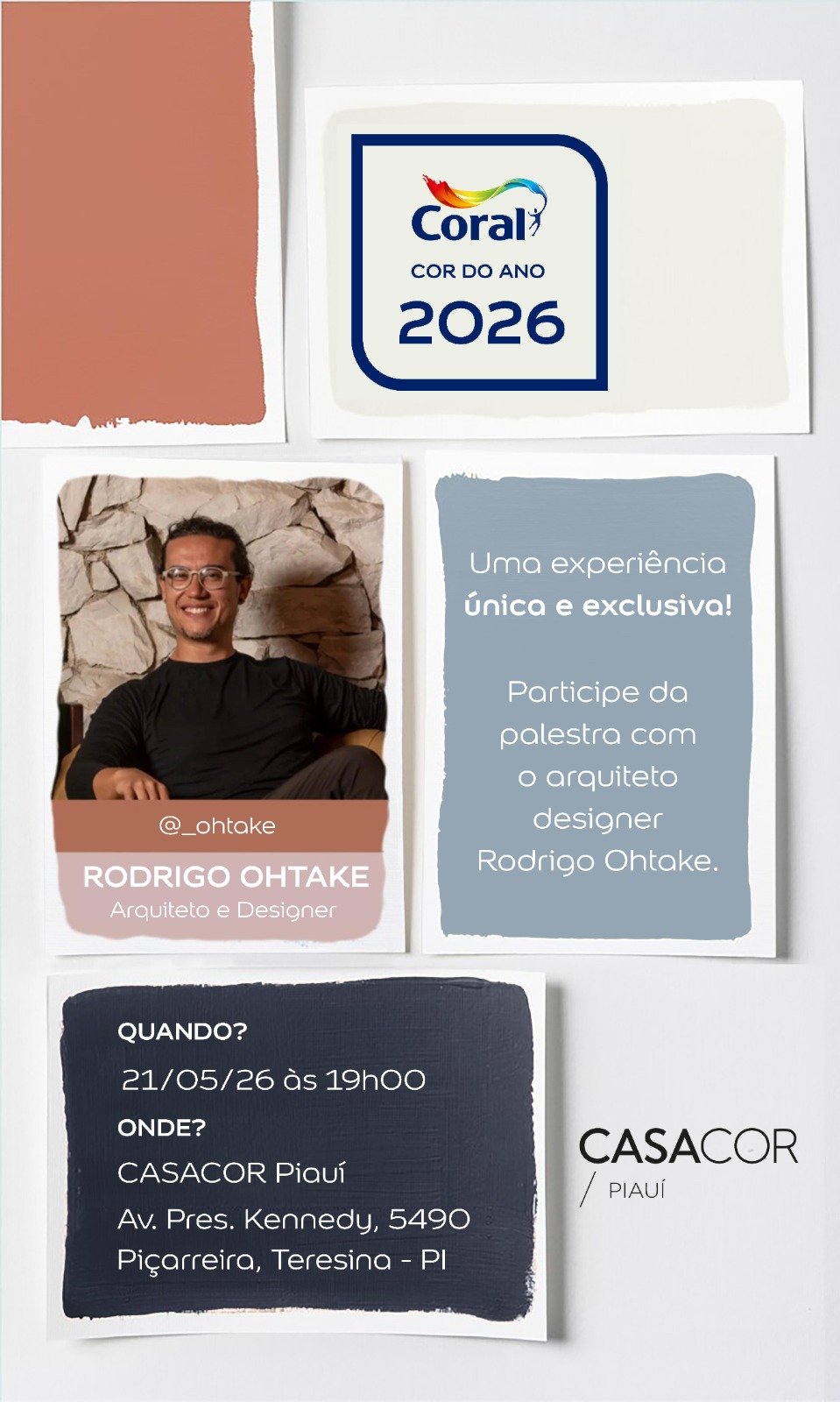 Importante mencionar que o espaço “